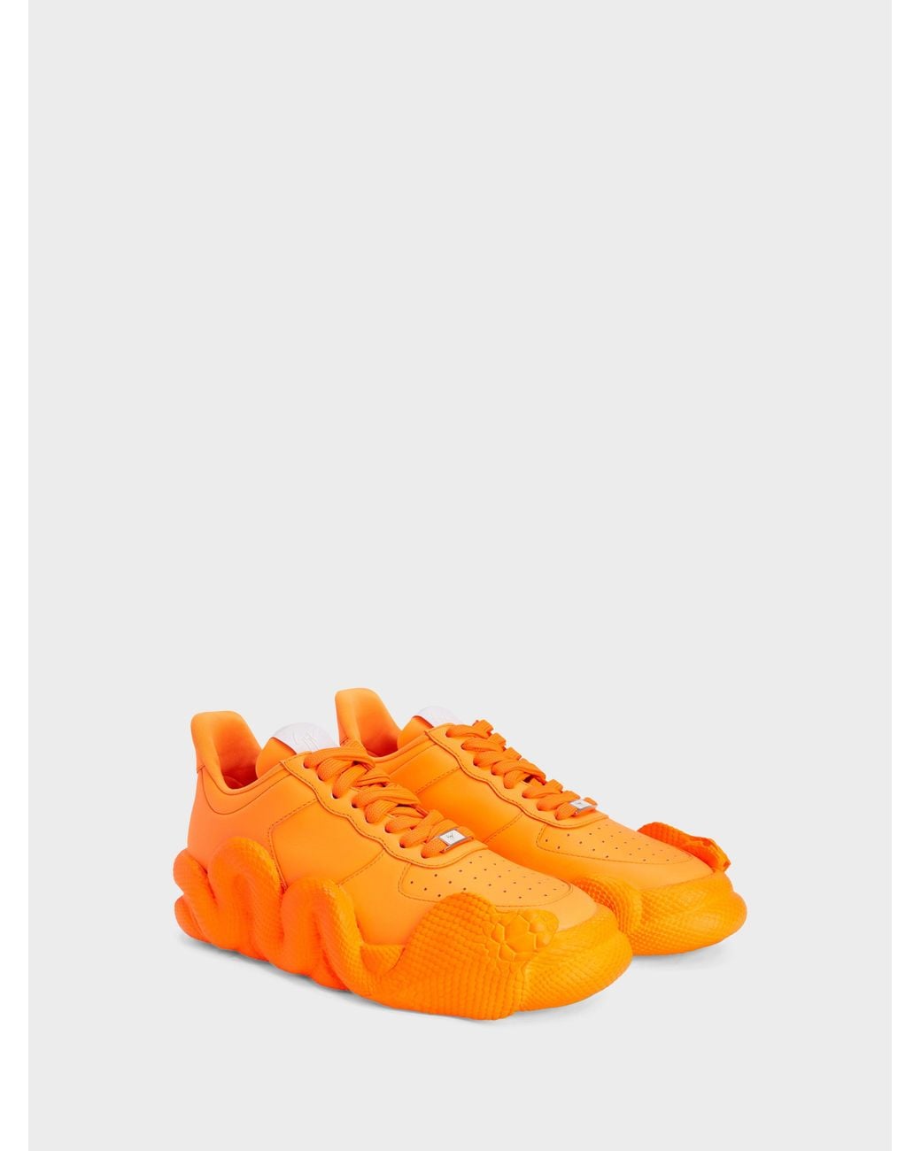 Giuseppe Zanotti Cobras Low Top in Orange für Herren