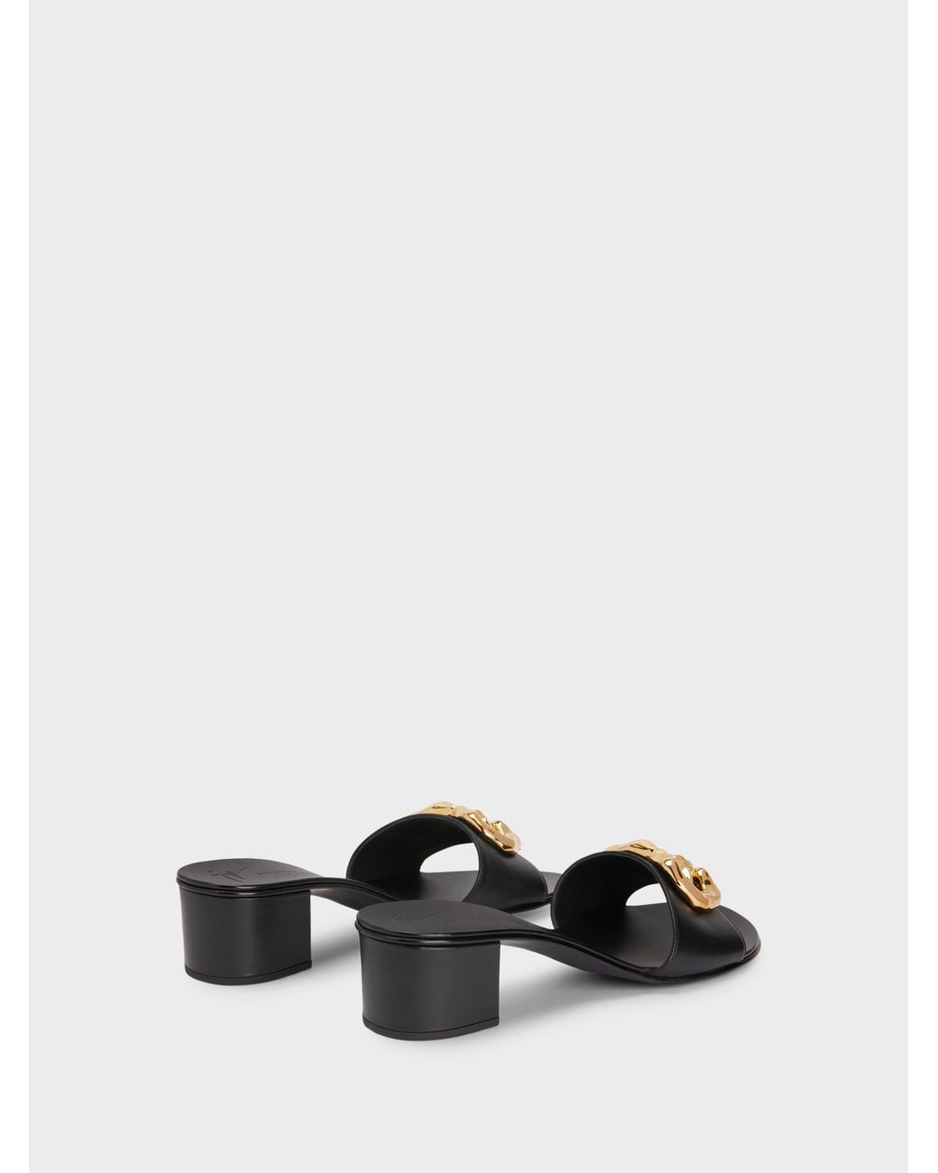 Giuseppe Zanotti Black Lyra Zali' Mule 40