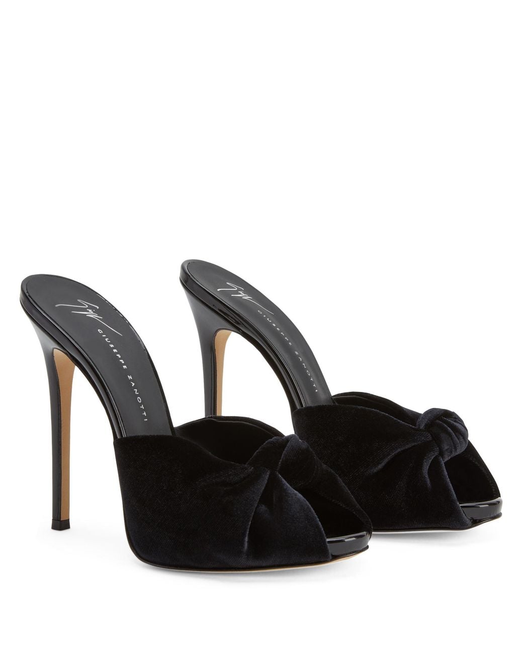 Giuseppe Zanotti Black Bridget Velvet