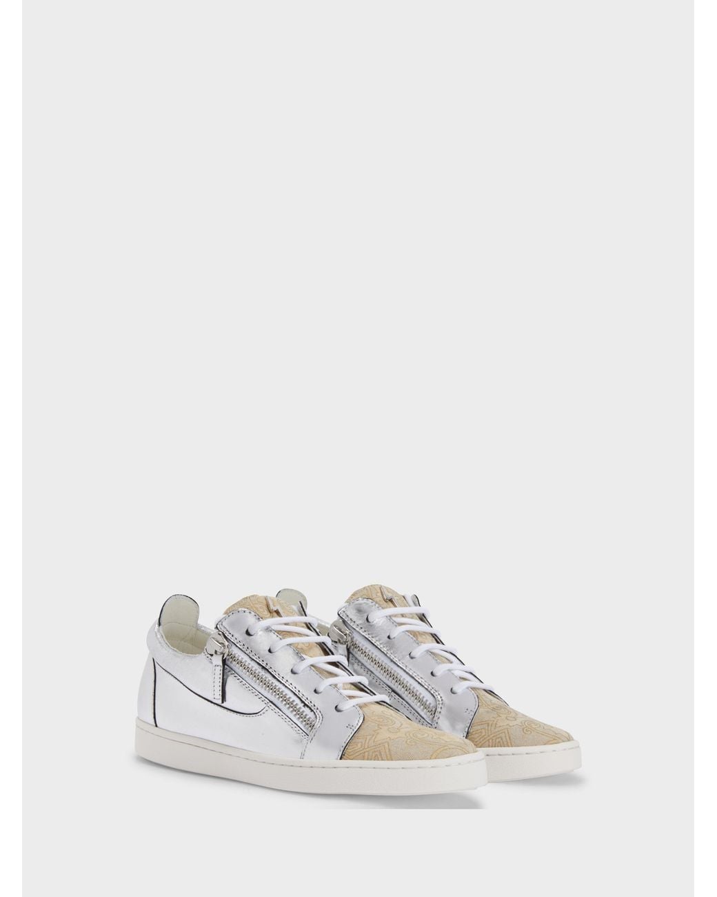 Giuseppe Zanotti White Nicki Low Top
