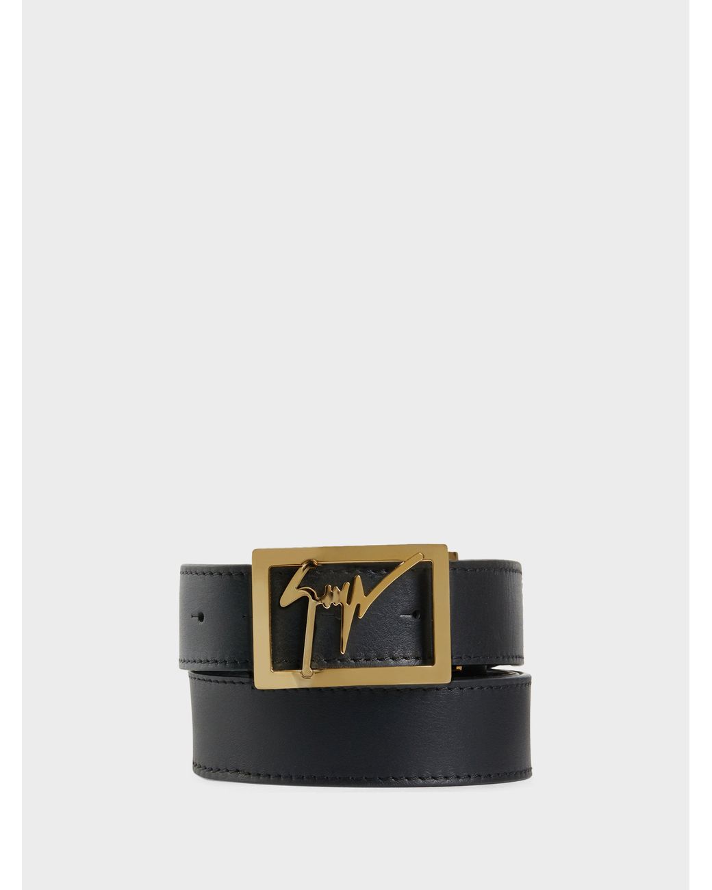 Giuseppe Zanotti Black Linum Belt for men
