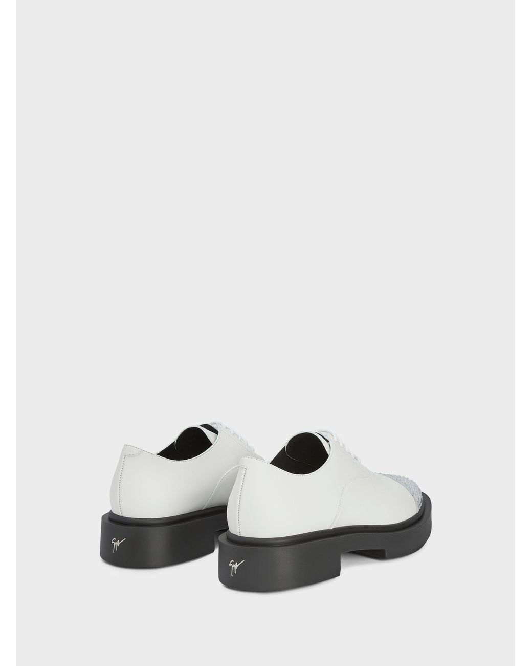 Giuseppe Zanotti White Arnhau Lace Up for men