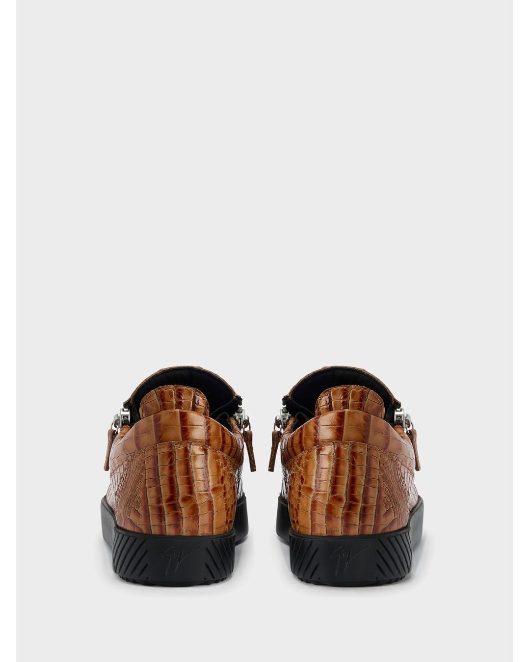 Giuseppe Zanotti Brown Frankie Low Top for men