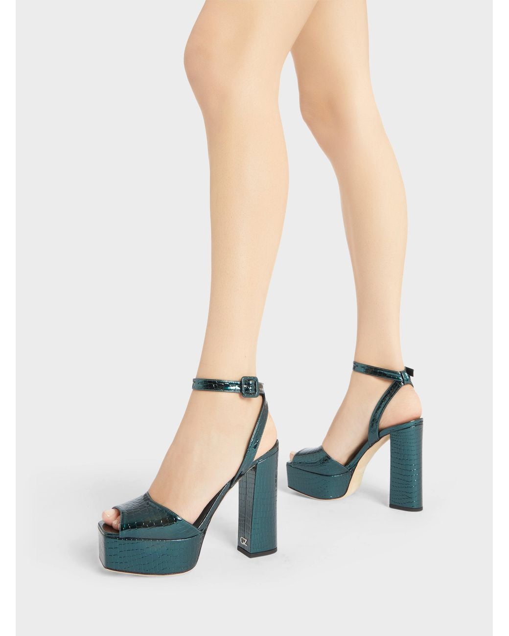 Giuseppe Zanotti Blue New Betty Sandal 120