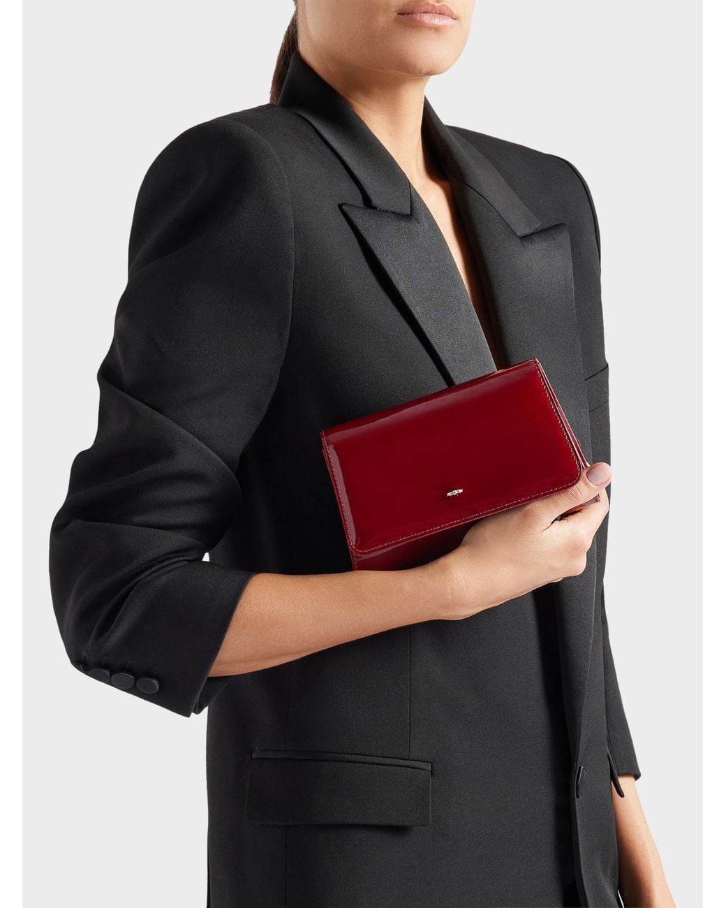 Giuseppe Zanotti Red Cleopatra Mini Clutch