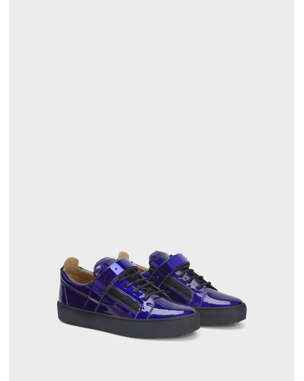 Giuseppe Zanotti Blue Frankie Low Top for men