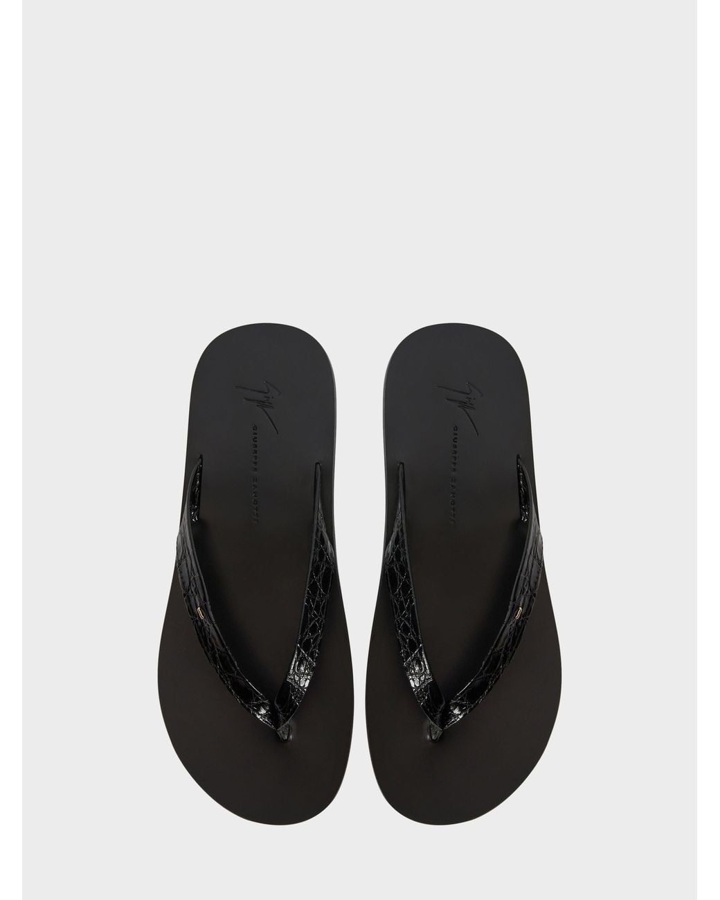 Giuseppe Zanotti Black Philemon Sandal for men