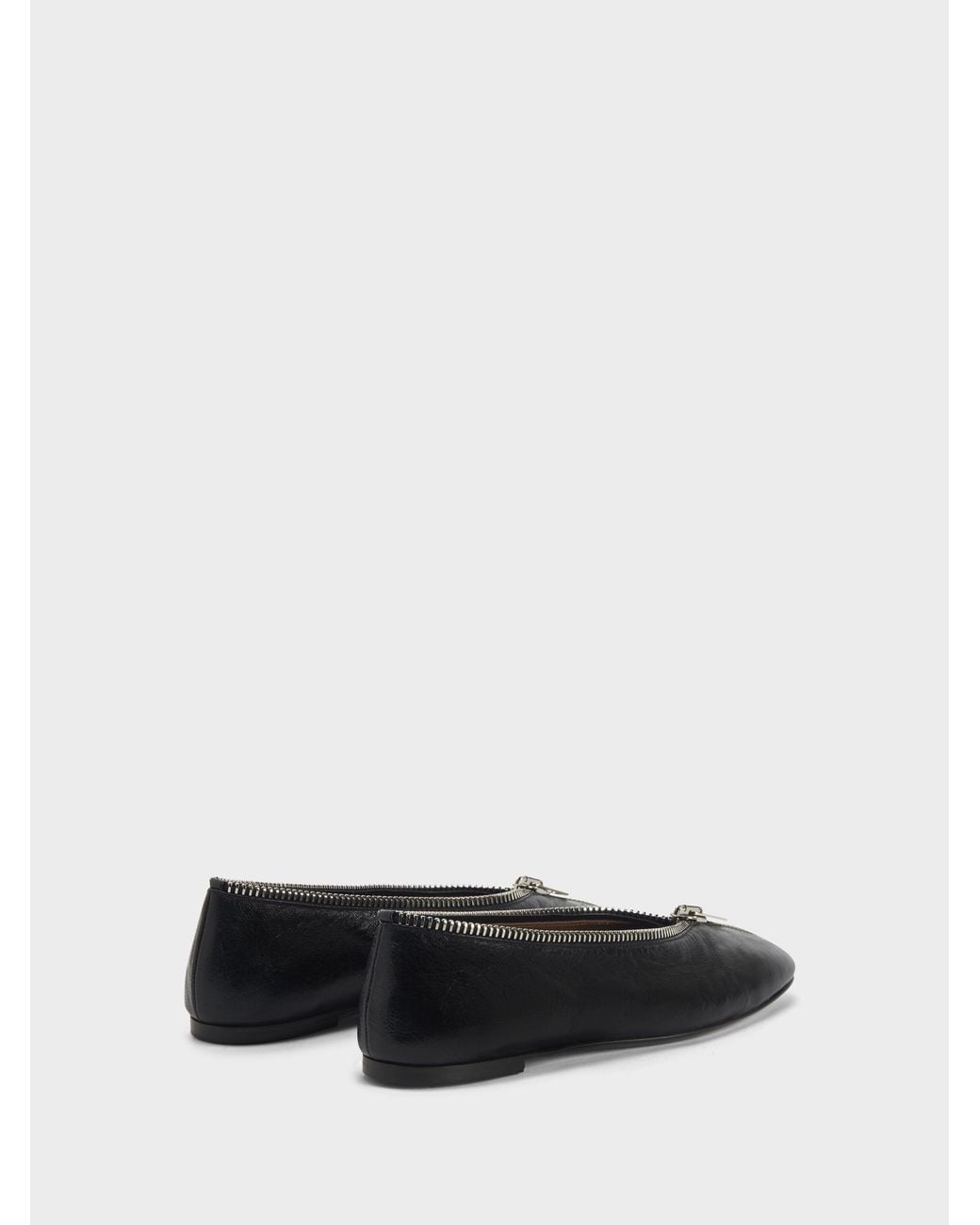 Giuseppe Zanotti White Oraine Flat Ballerina