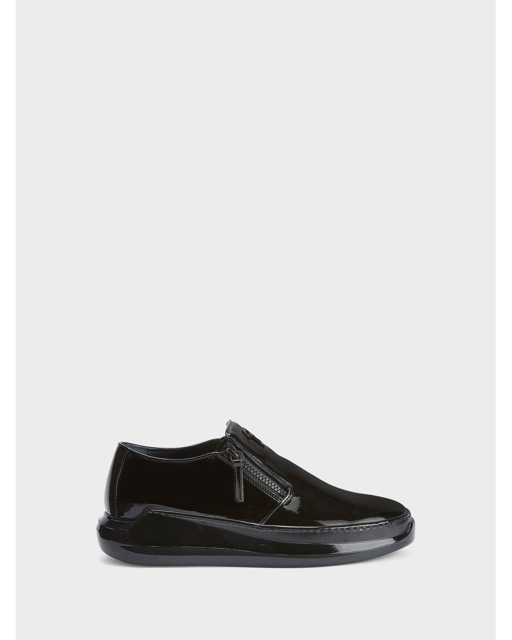 Giuseppe Zanotti White Conley Zip Loafer for men