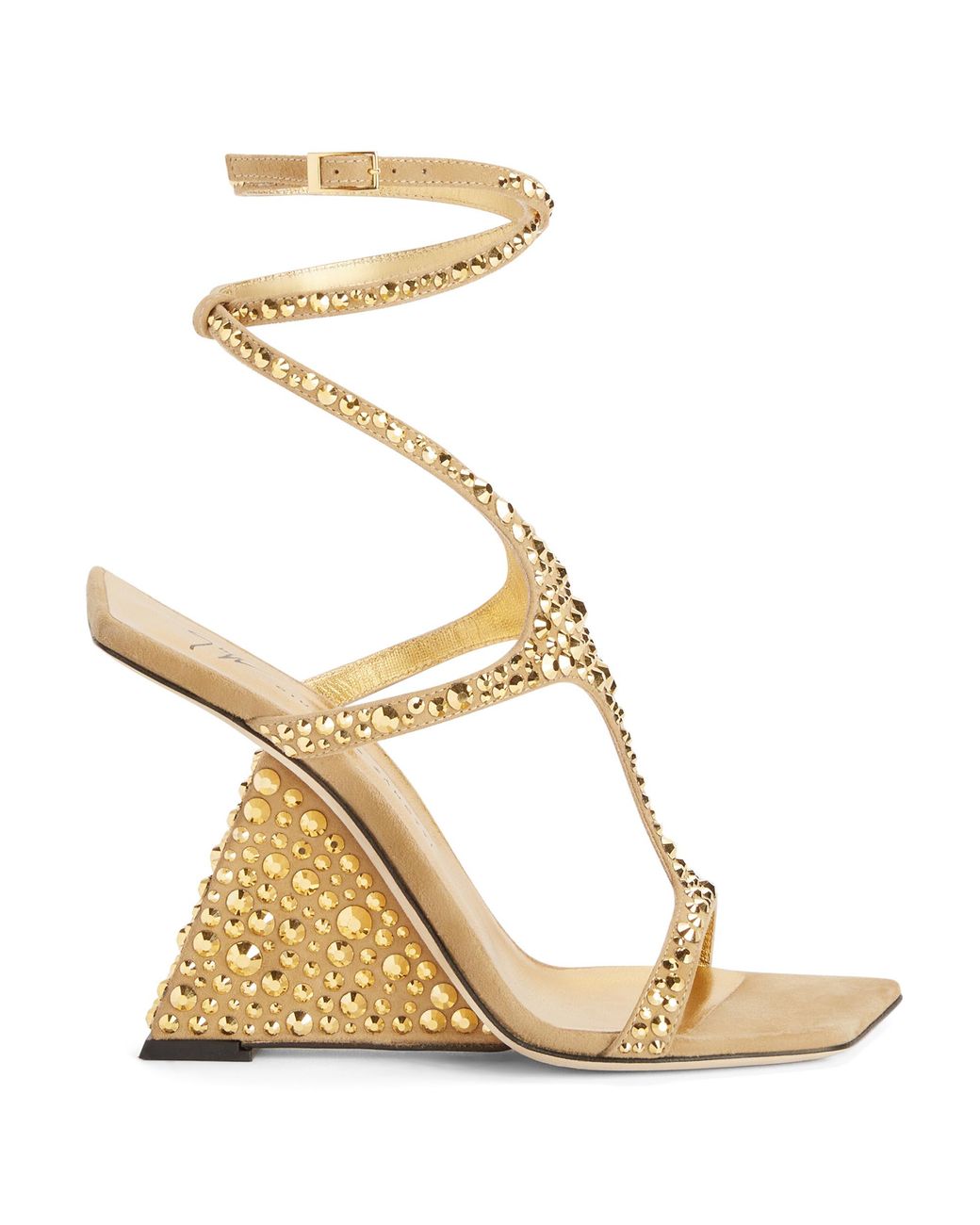 Giuseppe Zanotti Metallic Tutankamon Crystal