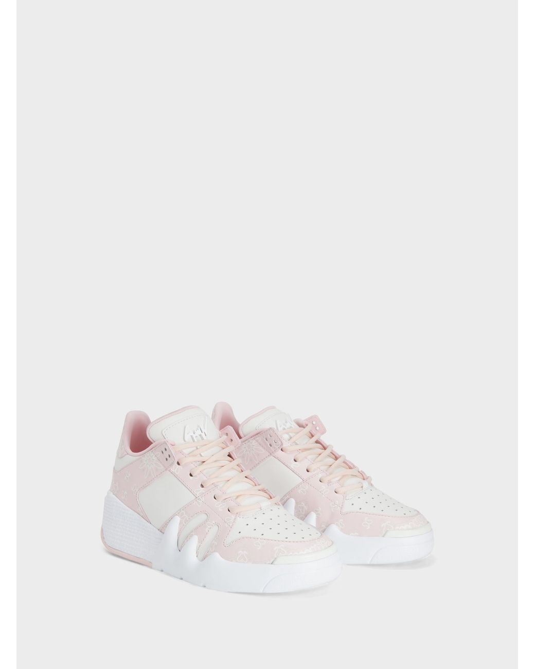 Giuseppe Zanotti White Talon Low Top