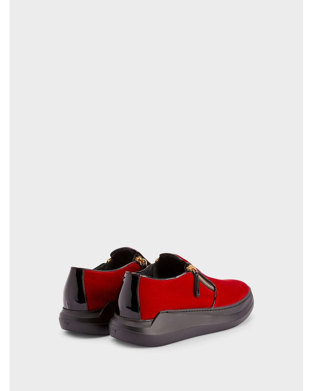 Giuseppe Zanotti Red Conley Zip Loafer for men