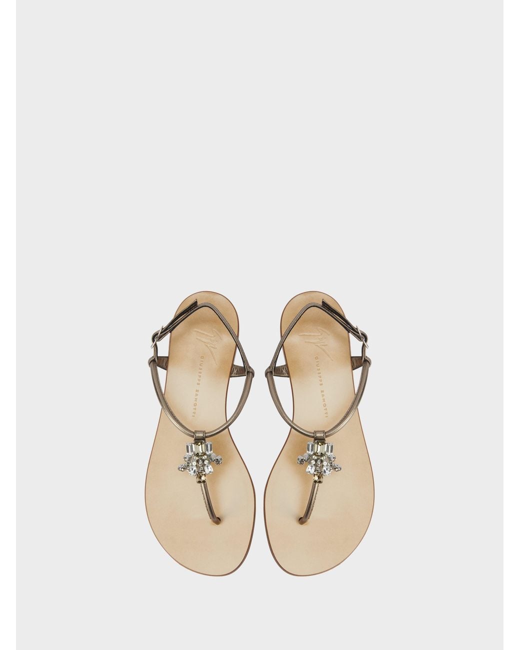Giuseppe Zanotti Natural Glenda Flat