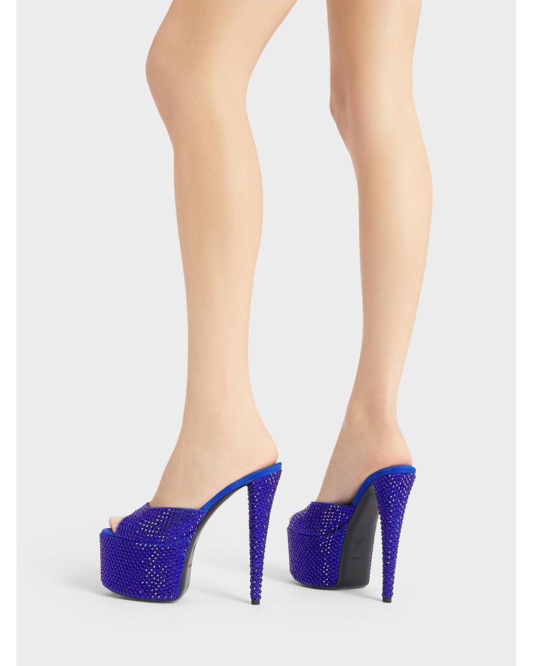 Giuseppe Zanotti Purple Gz Aida Mule 150