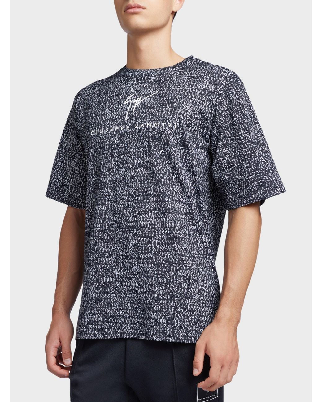 Giuseppe Zanotti Blue Lr-56 T-Shirt for men