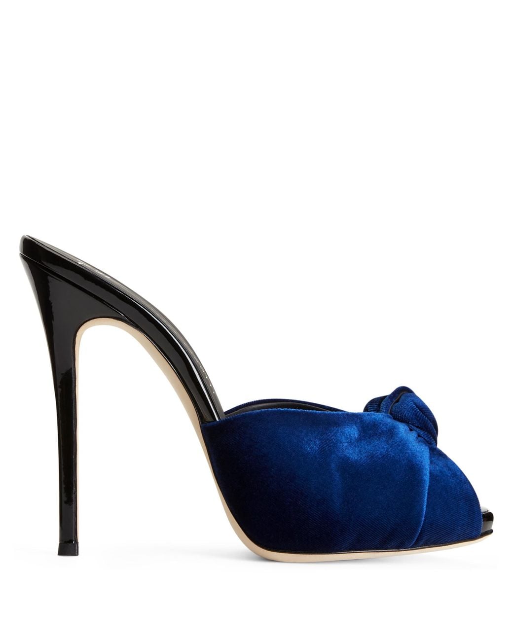 Giuseppe Zanotti Blue Bridget Velvet