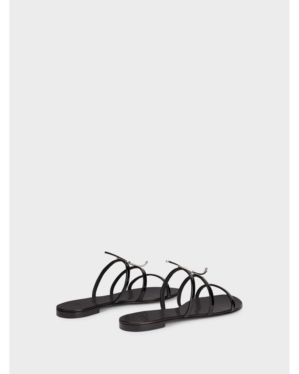Giuseppe Zanotti White Syrma G Flat Sandal
