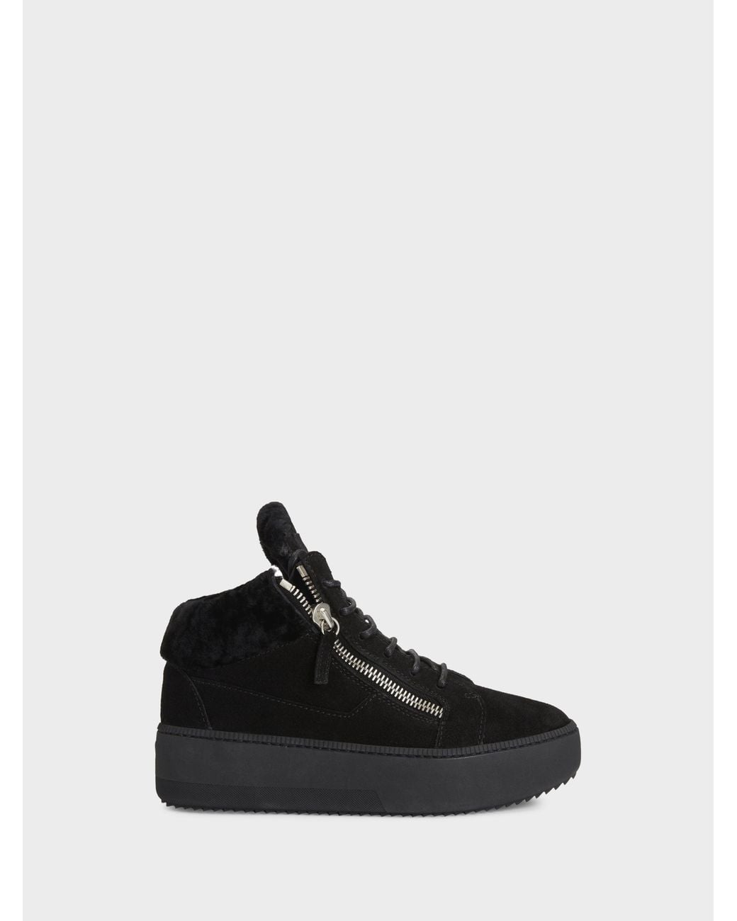 Giuseppe Zanotti Black Kriss Winter Sneakers