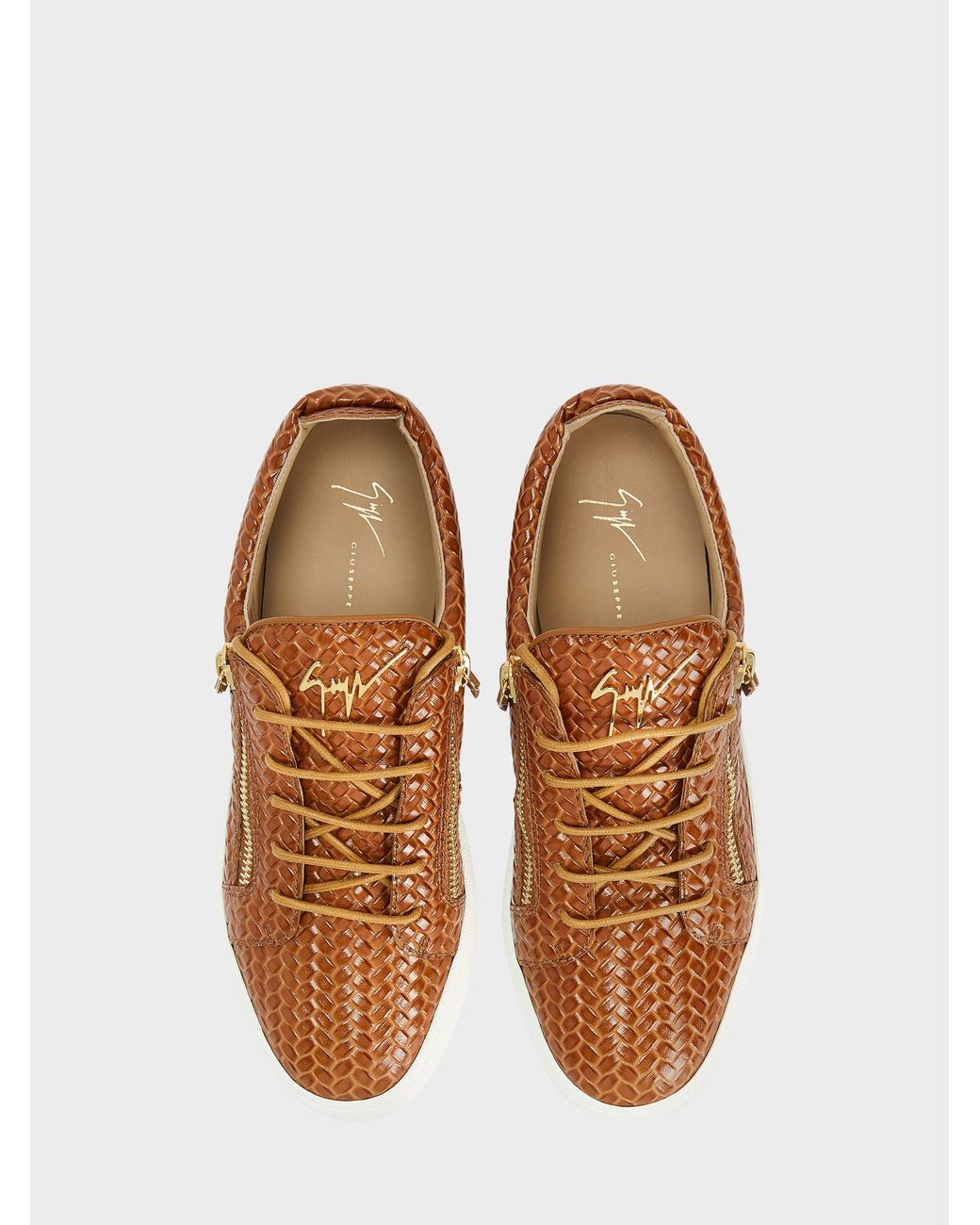 Giuseppe Zanotti Brown Frankie Low Top for men