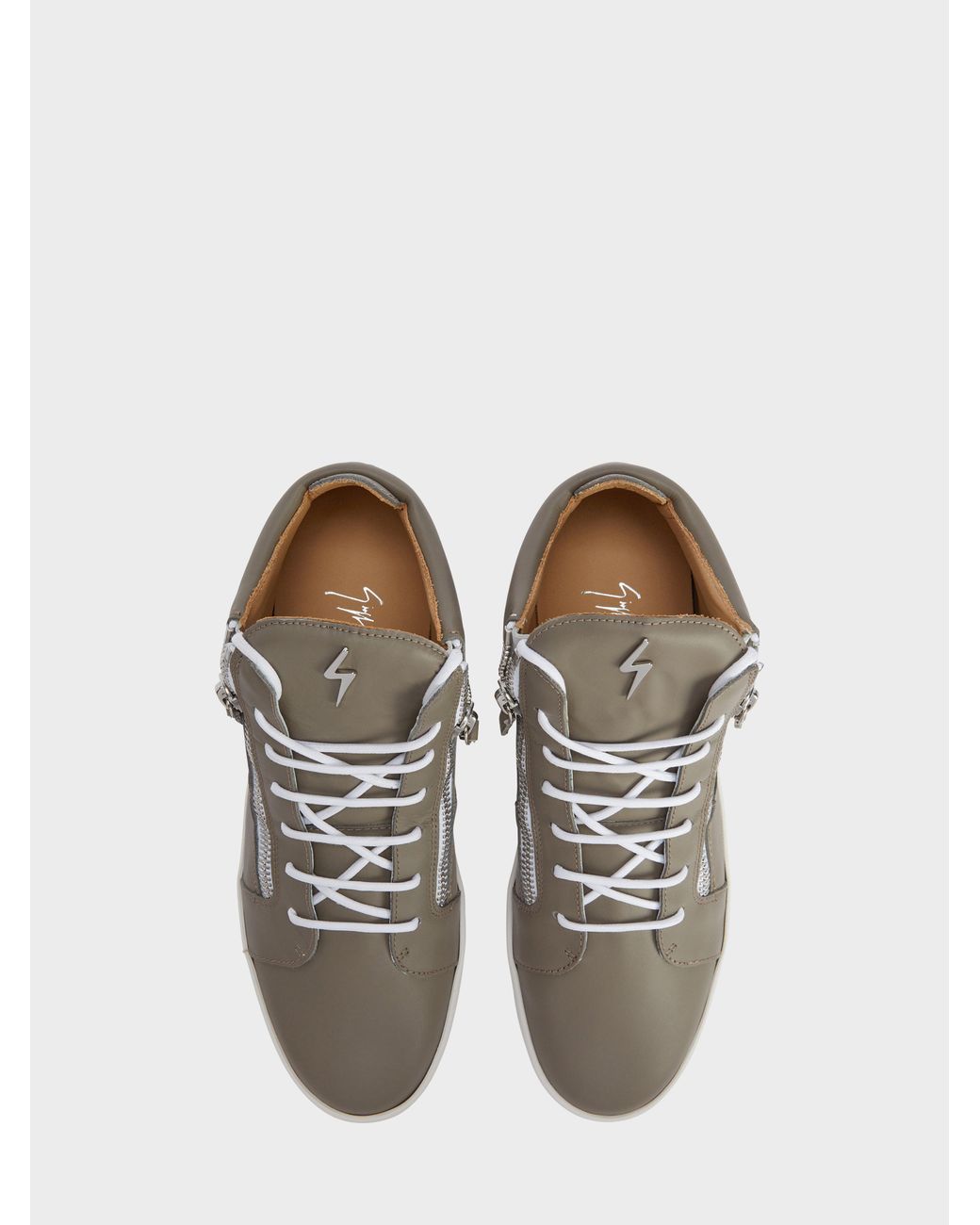 Giuseppe Zanotti White Kriss Mid Top for men