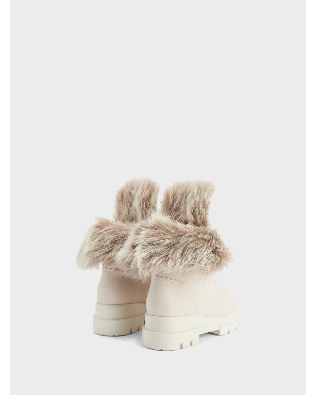 Giuseppe Zanotti White Phillis Biker