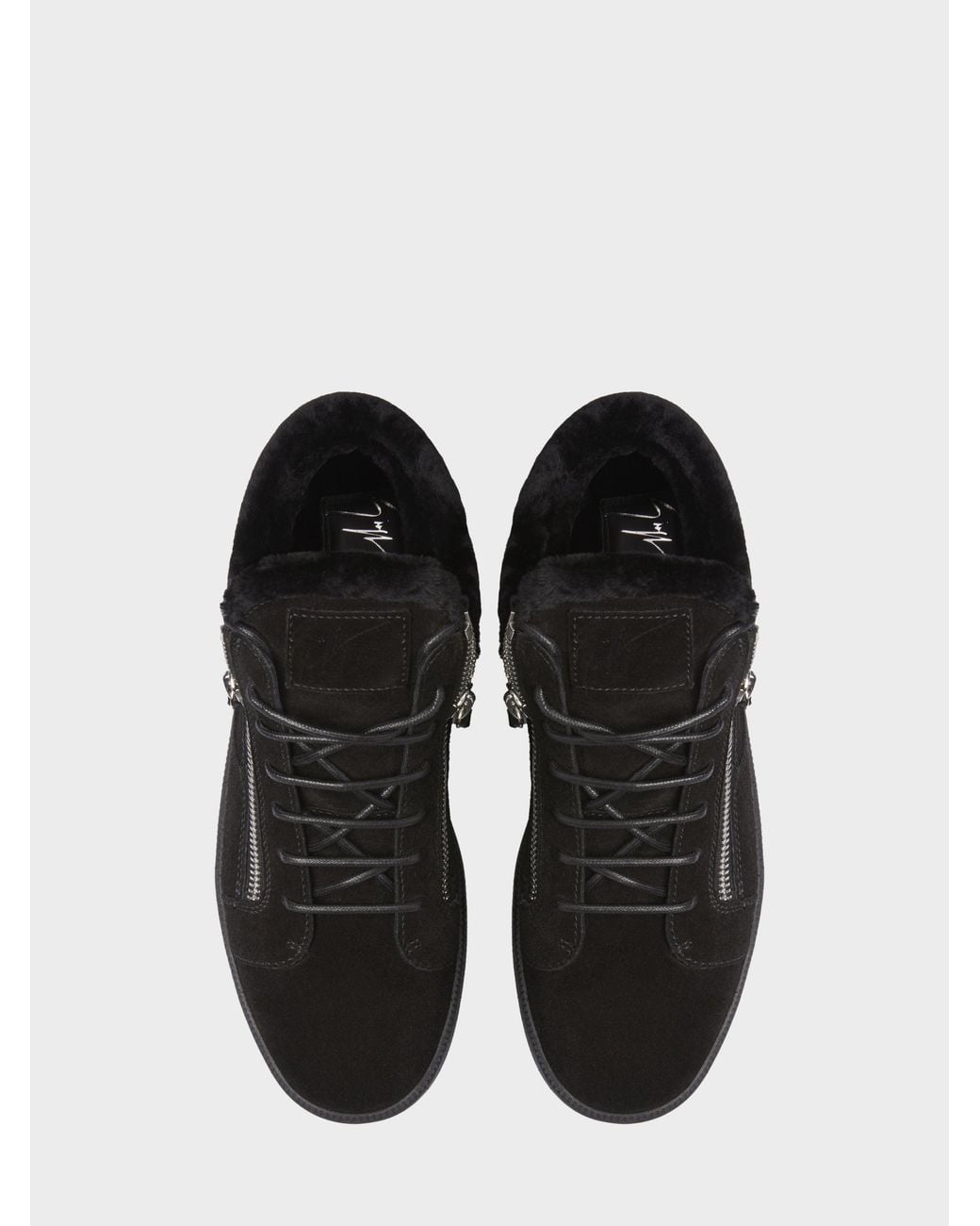 Giuseppe Zanotti Black Kriss Mid Top for men