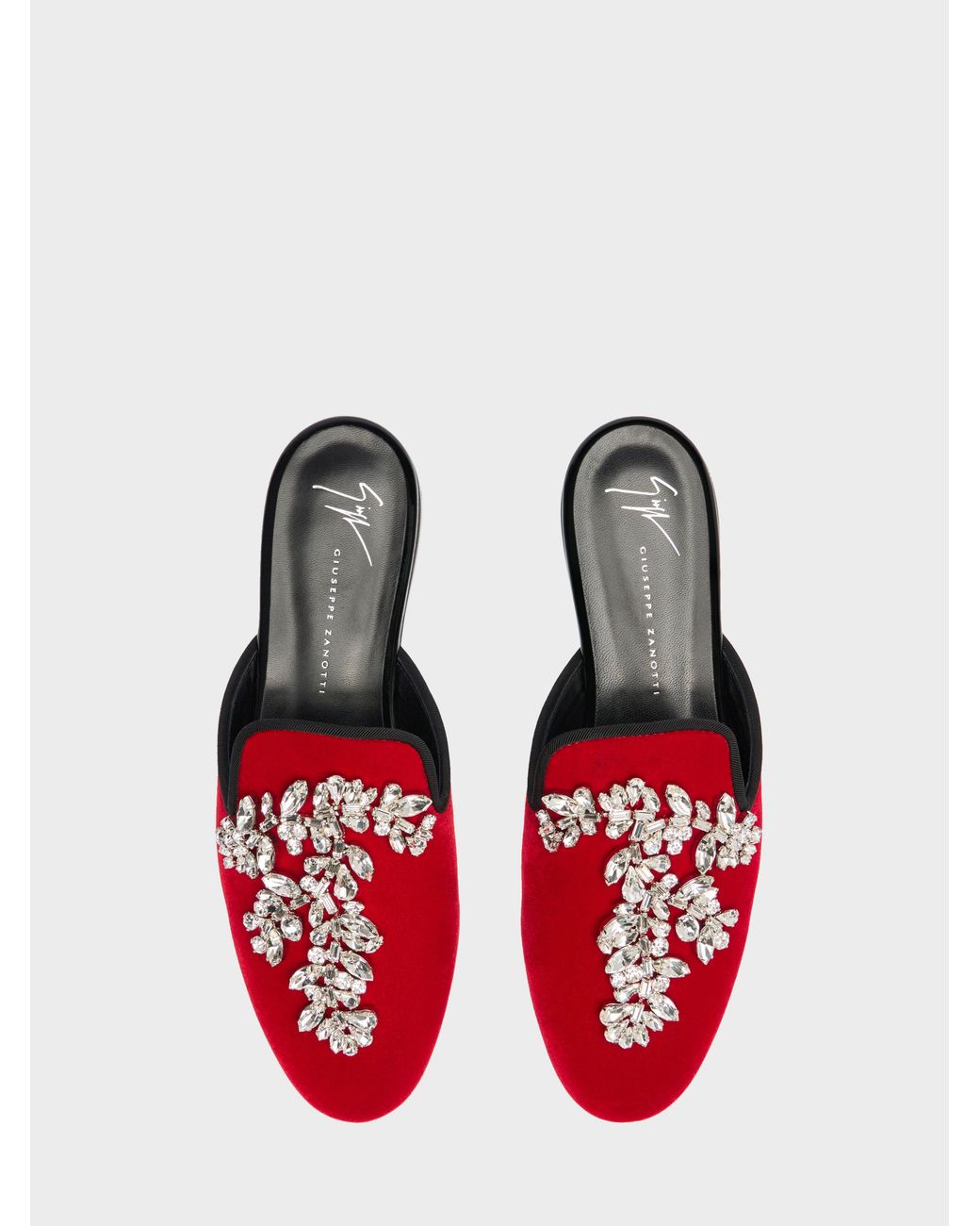 Giuseppe Zanotti Red Elsa Crystal