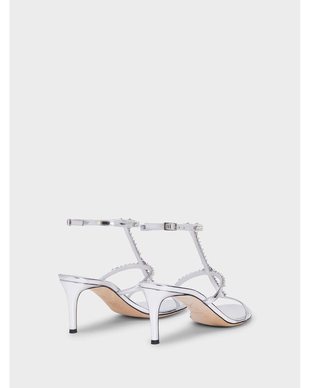 Giuseppe Zanotti White Minnah Sandal 70