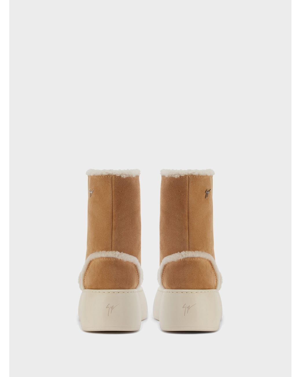 Giuseppe Zanotti Natural Gz League Fur Bootie