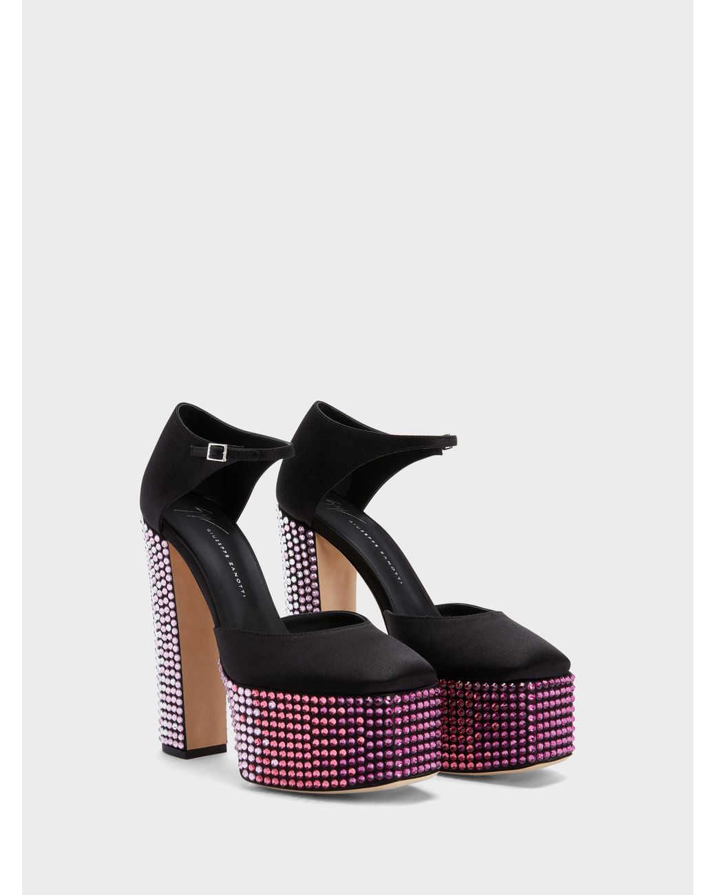 Giuseppe Zanotti White Bebe Strass Pump D'Orsay 150