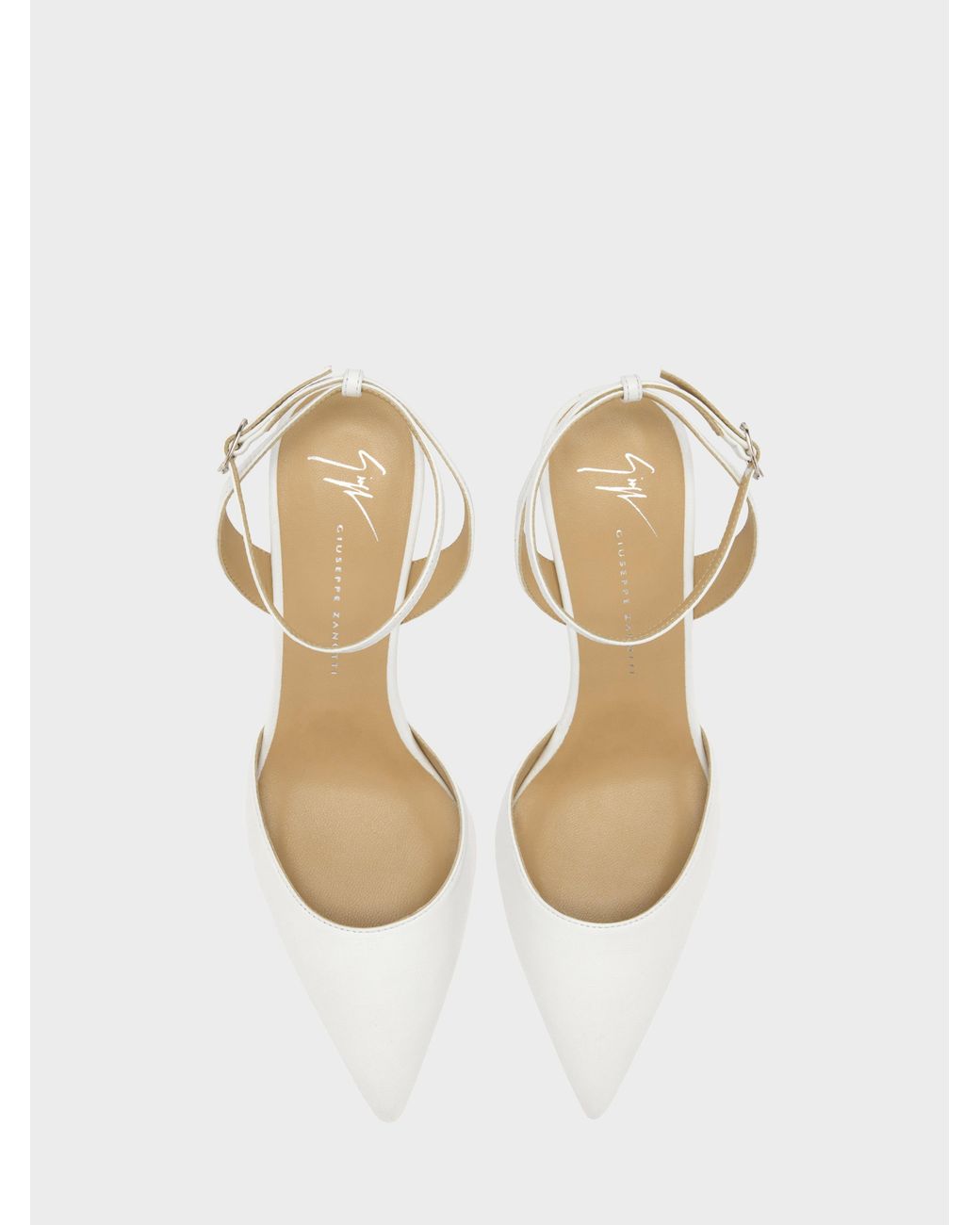 Giuseppe Zanotti White Shayoran Slingback