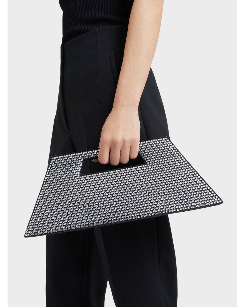 Giuseppe Zanotti White Meloee Clutch
