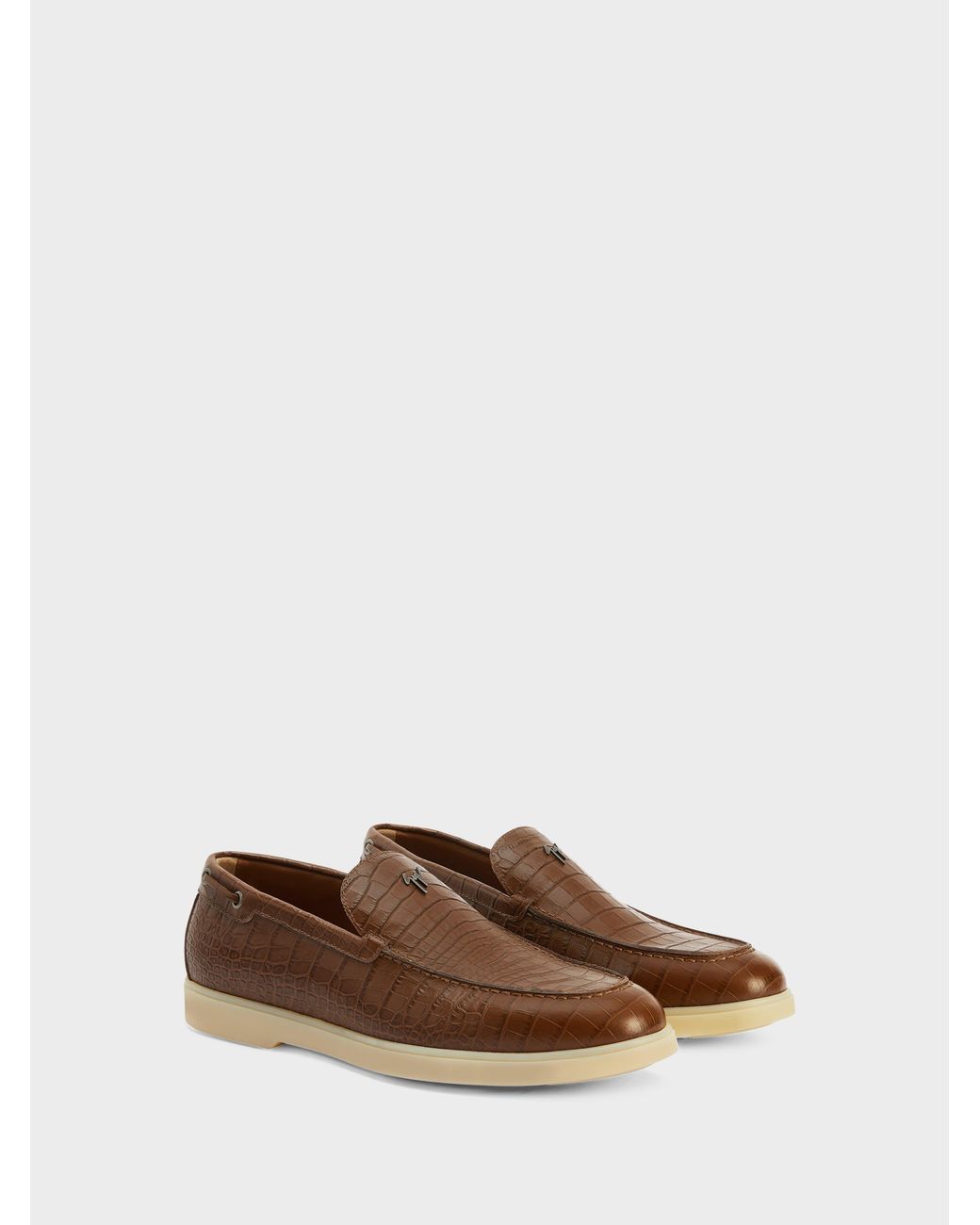 Giuseppe Zanotti Brown The Maui Loafer for men