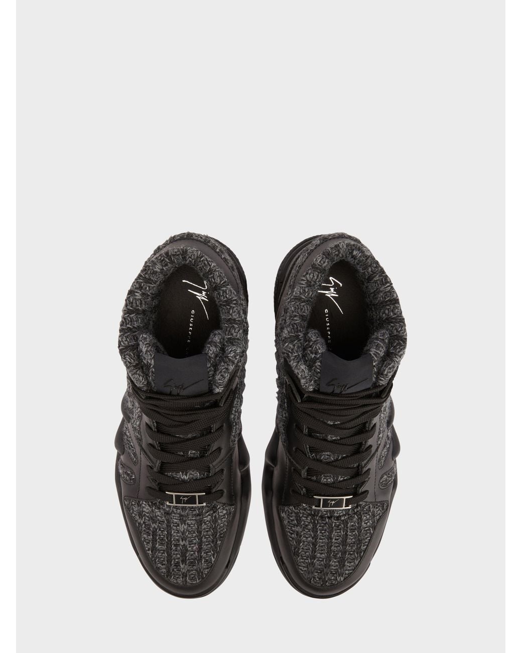 Giuseppe Zanotti Black Talon Mid Top for men