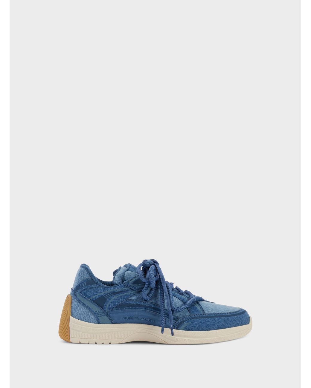 Giuseppe Zanotti Blue Gz-Trail Lace-Up Sneakers for men