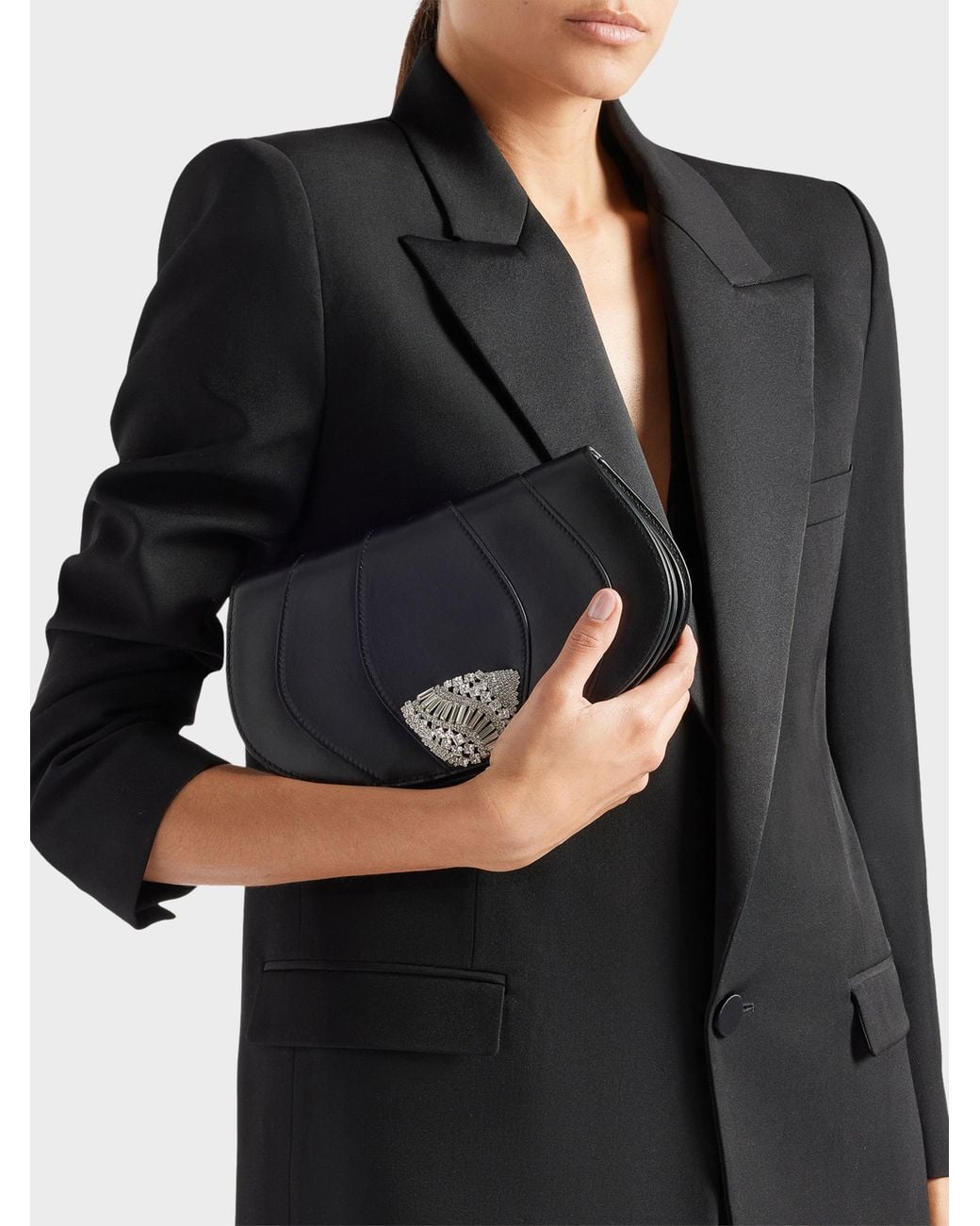 Giuseppe Zanotti Black Orbits Bag Clutch
