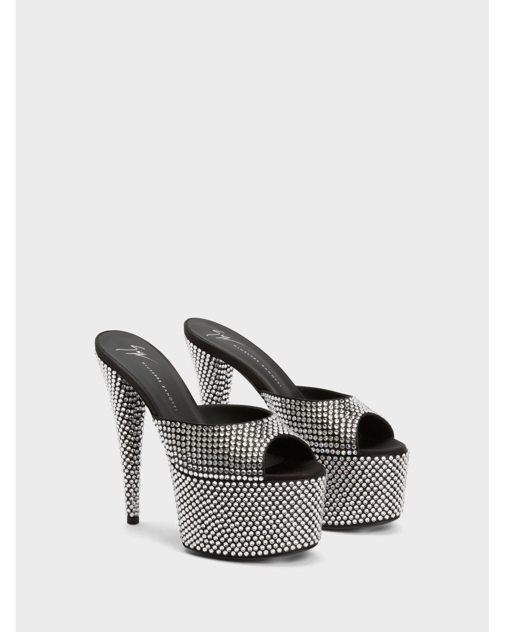 Giuseppe Zanotti White Gz Aida Mule 150