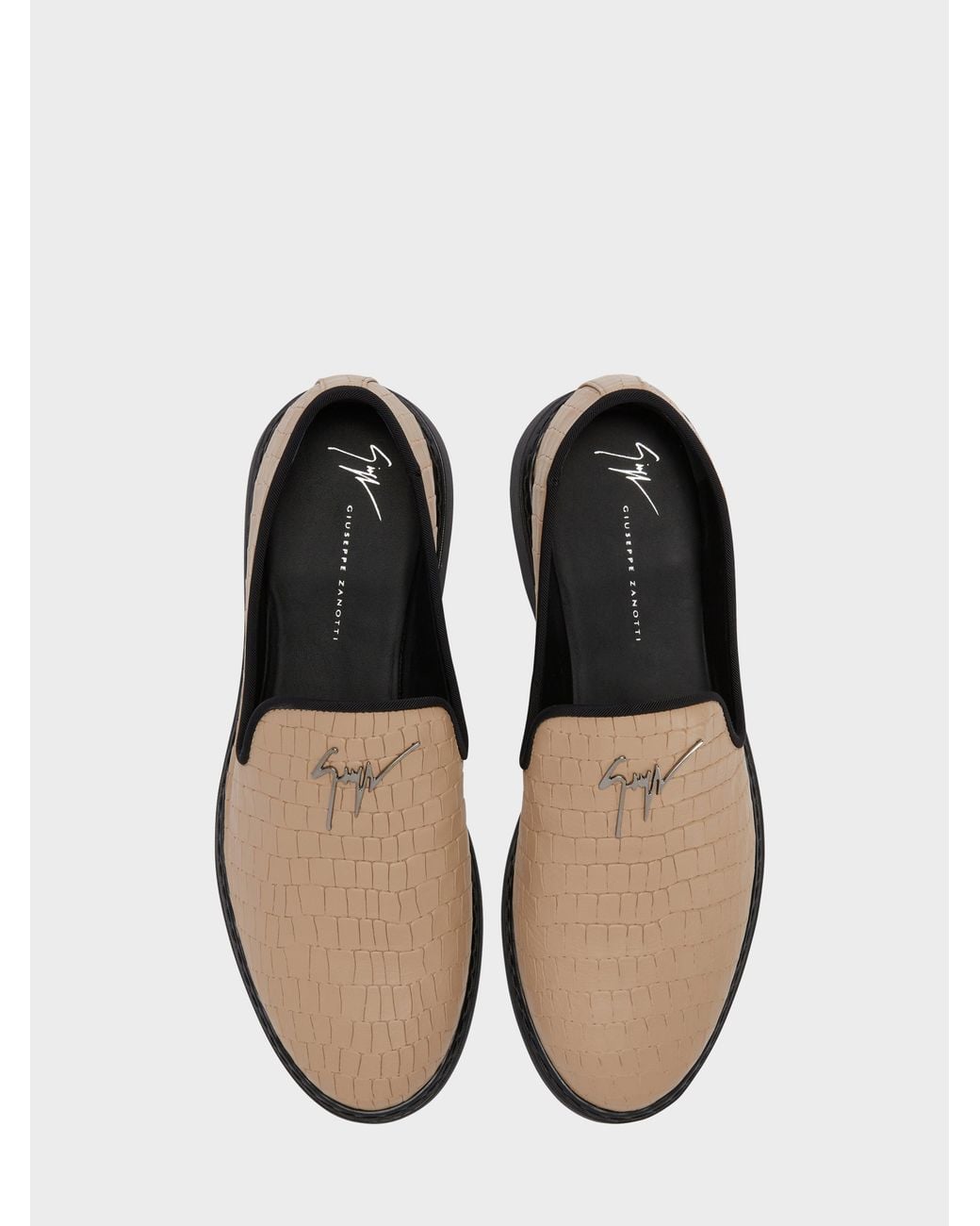 Giuseppe Zanotti White Ron Loafer for men