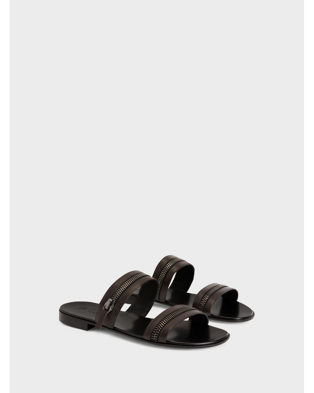 Giuseppe Zanotti White Brad Sandal for men