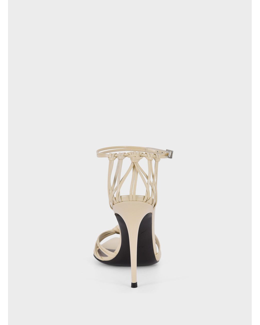 Giuseppe Zanotti White Intriigo Knot Sandal 105