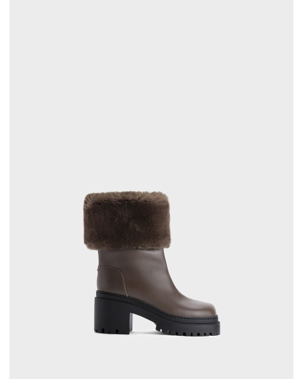 Giuseppe Zanotti White Mairi Fur Bootie