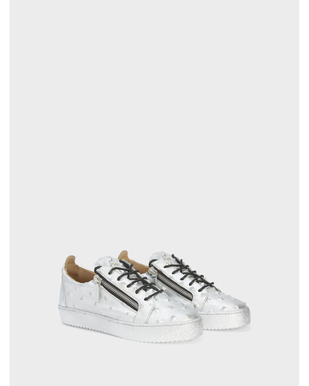 Giuseppe Zanotti White Frankie Low Top for men