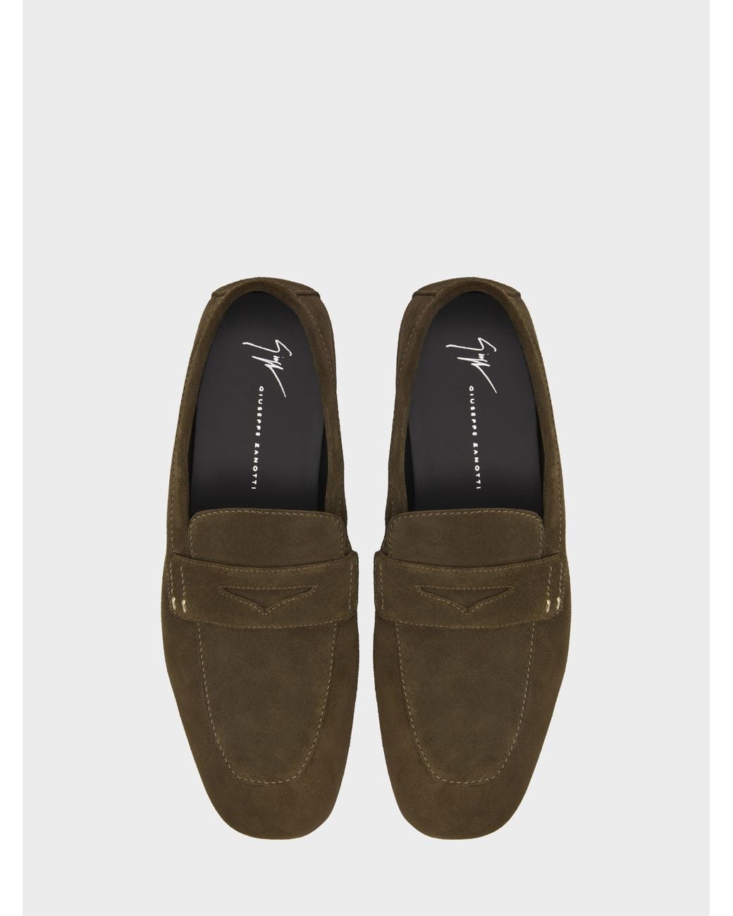 Giuseppe Zanotti Green Cristophe Moccasin for men