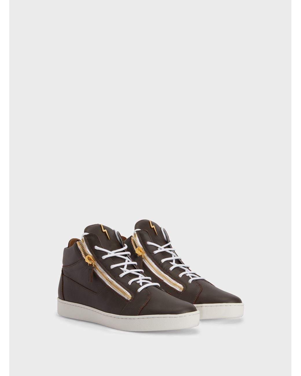 Giuseppe Zanotti White Kriss Mid Top for men