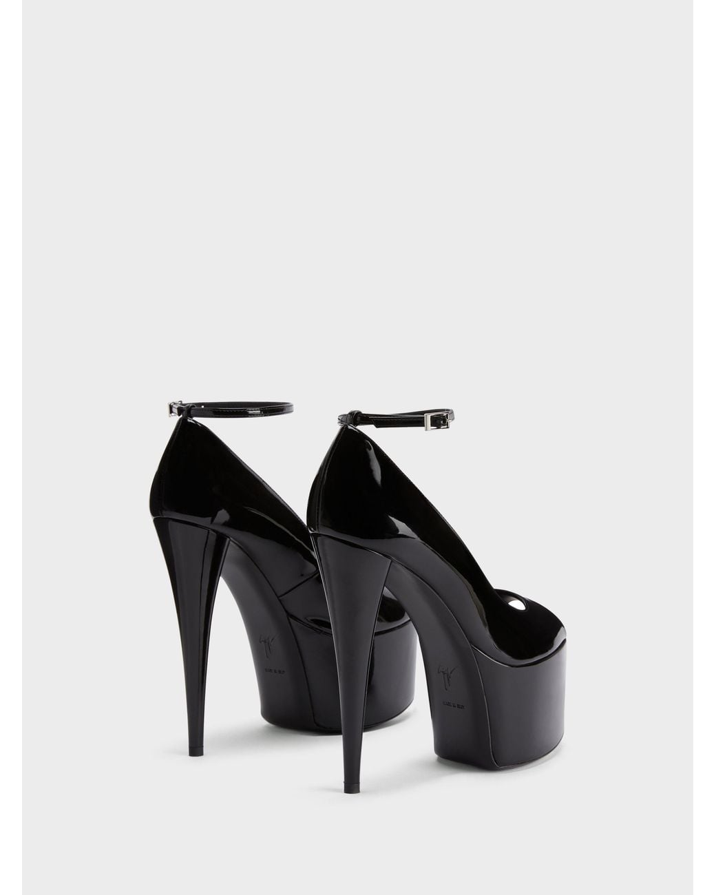 Giuseppe Zanotti Black Gz Aida Open Toe 150
