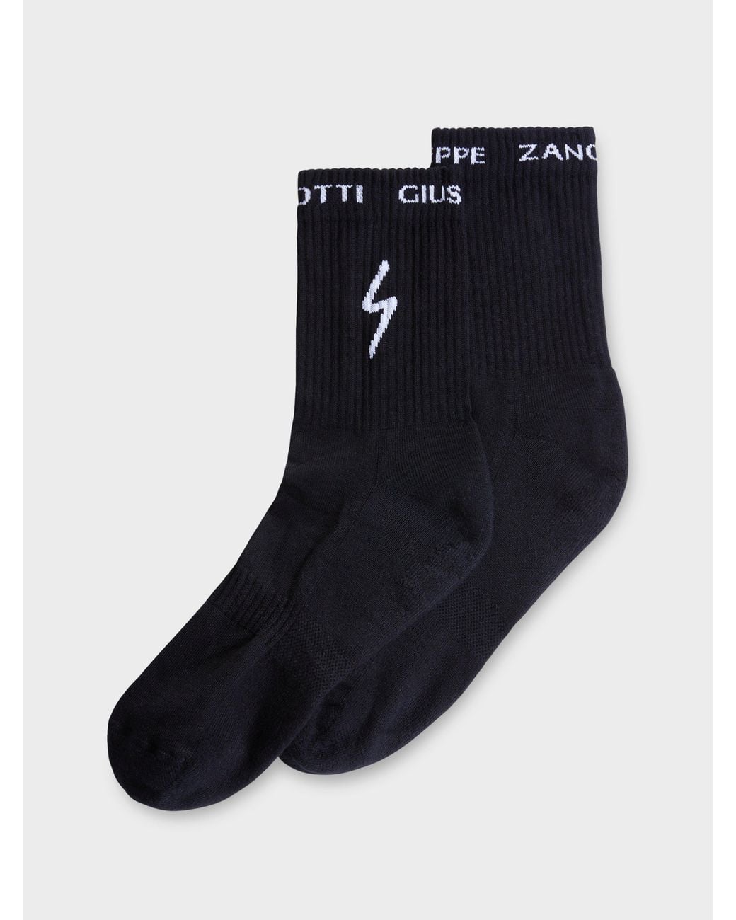 Giuseppe Zanotti Black Gz-Socks for men