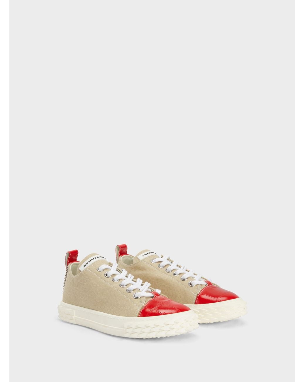 Giuseppe Zanotti White Blabber Low Top