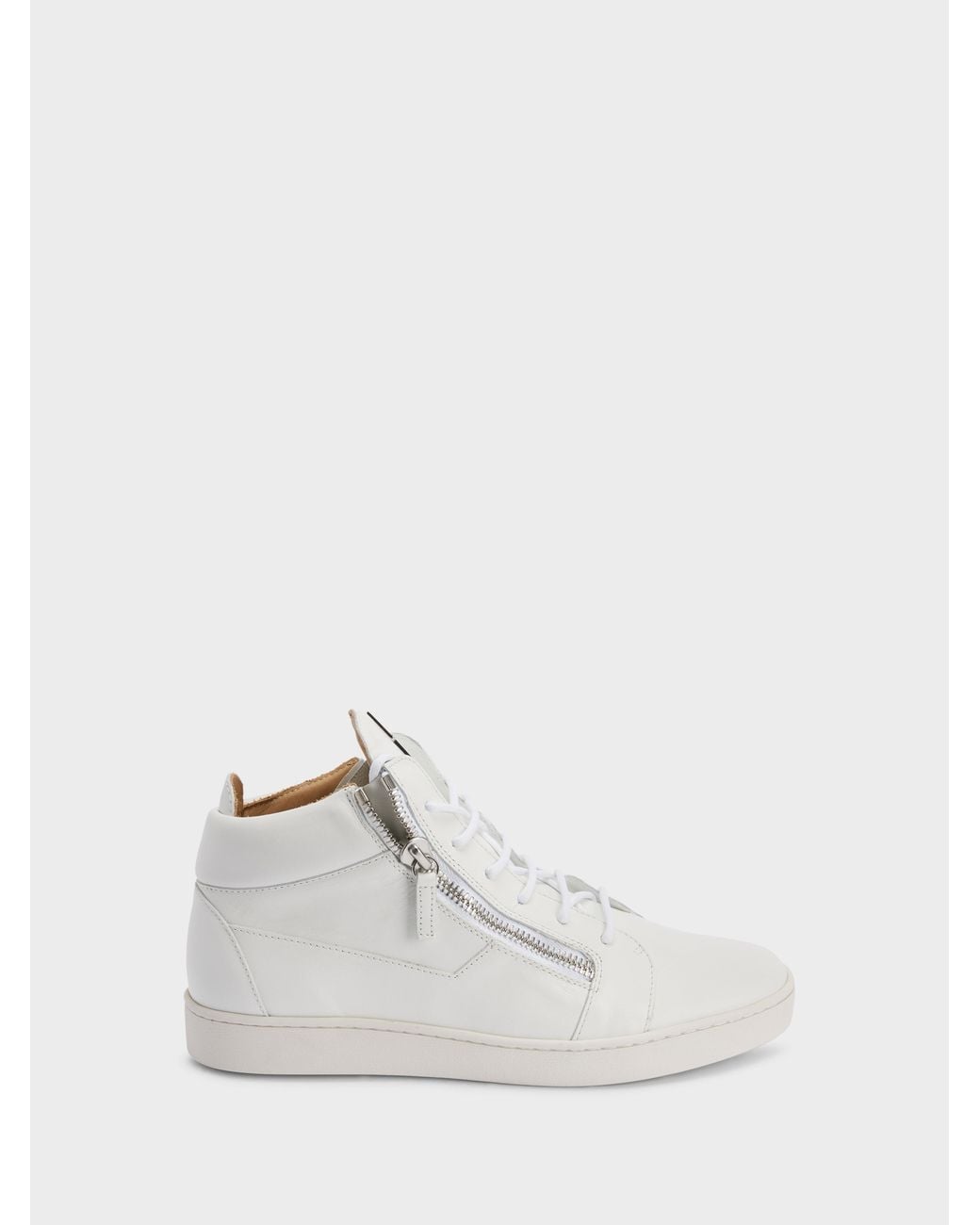 Giuseppe Zanotti White Kriss Mid Top for men