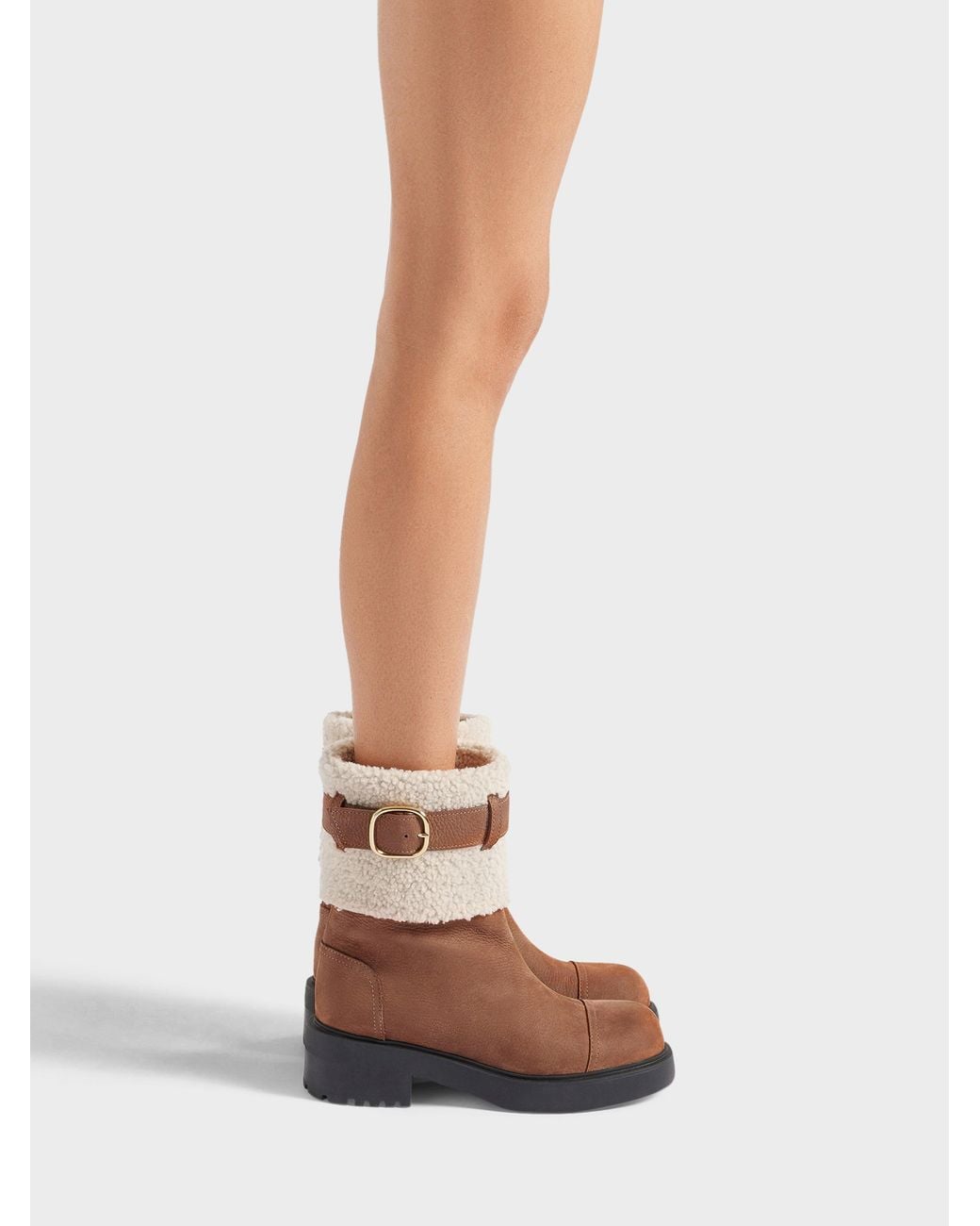 Giuseppe Zanotti White Courmayeur Boot Bootie