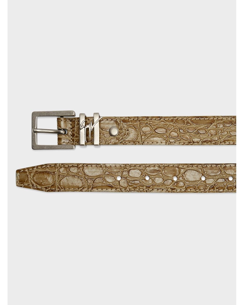 Giuseppe Zanotti Natural Teodore Belt for men